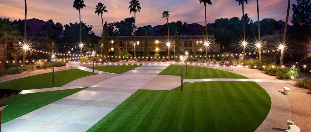 commercial artificial grass lawn